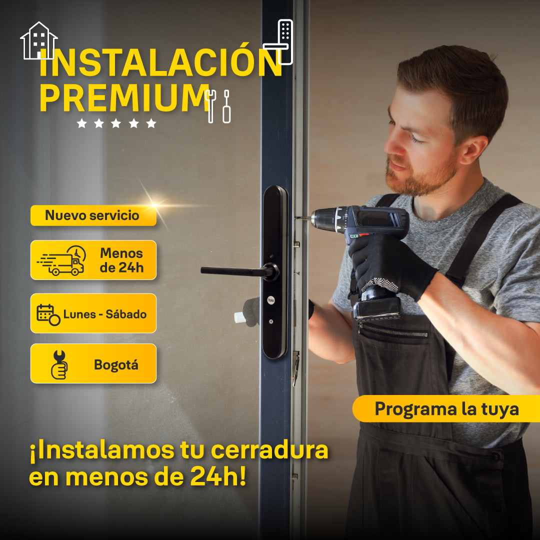Instalación premium Puerta de seguridad - Solo para Bogotá