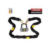 Candado y Cadena en Titanio para Bicicleta YCL3 - Máxima Seguridad y Resistencia