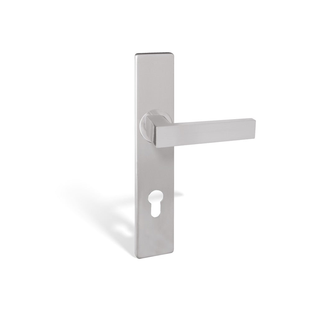 Cerradura de Embutir Bari con Placa Cuadrada