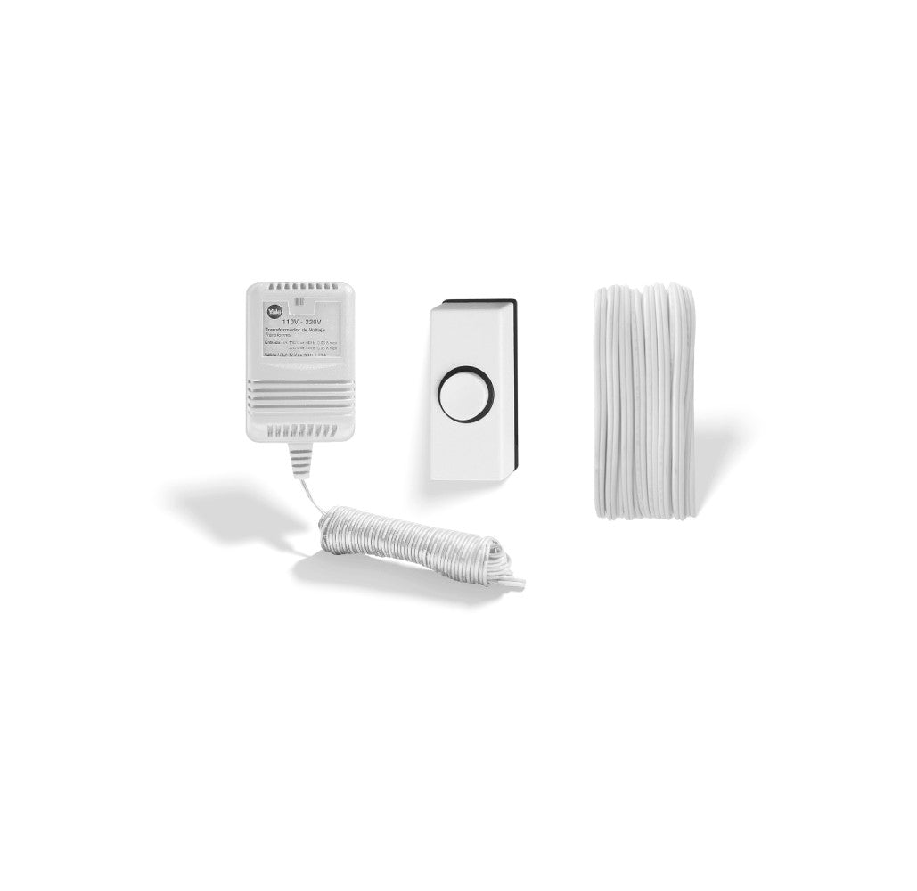 Kit Cerradura Eléctrica Izquierda con Cable, Botón y Transformador