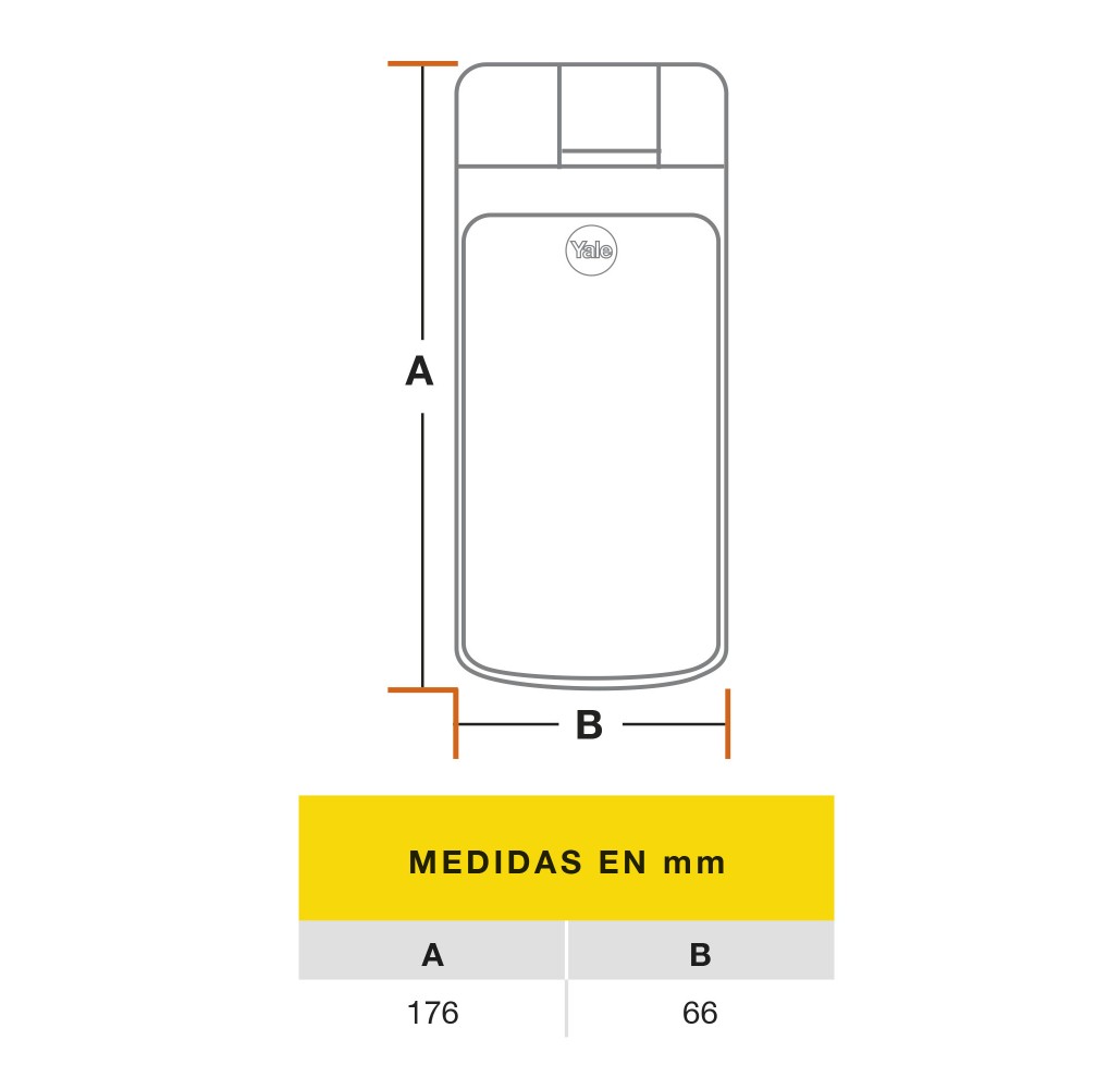 Cerrojo Digital Yale YDF40 + Kit de Yale Connect