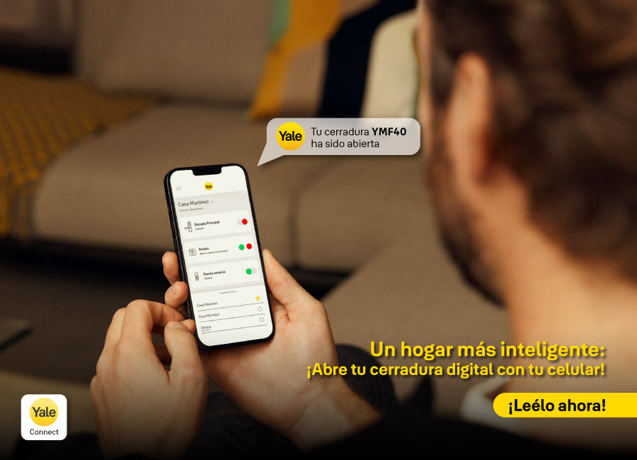 Un hogar inteligente: controla tu cerradura digital desde tu celular