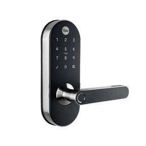 Cerradura Digital Yale YMC420W Silver + Kit Yale Connect
