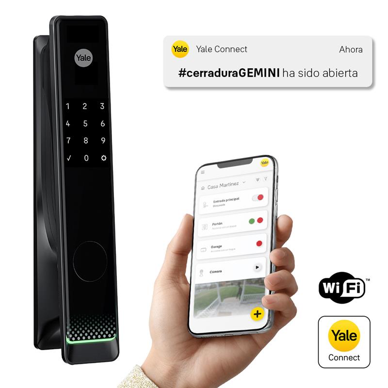 Cerradura Digital Yale GEMINI + Yale Connect