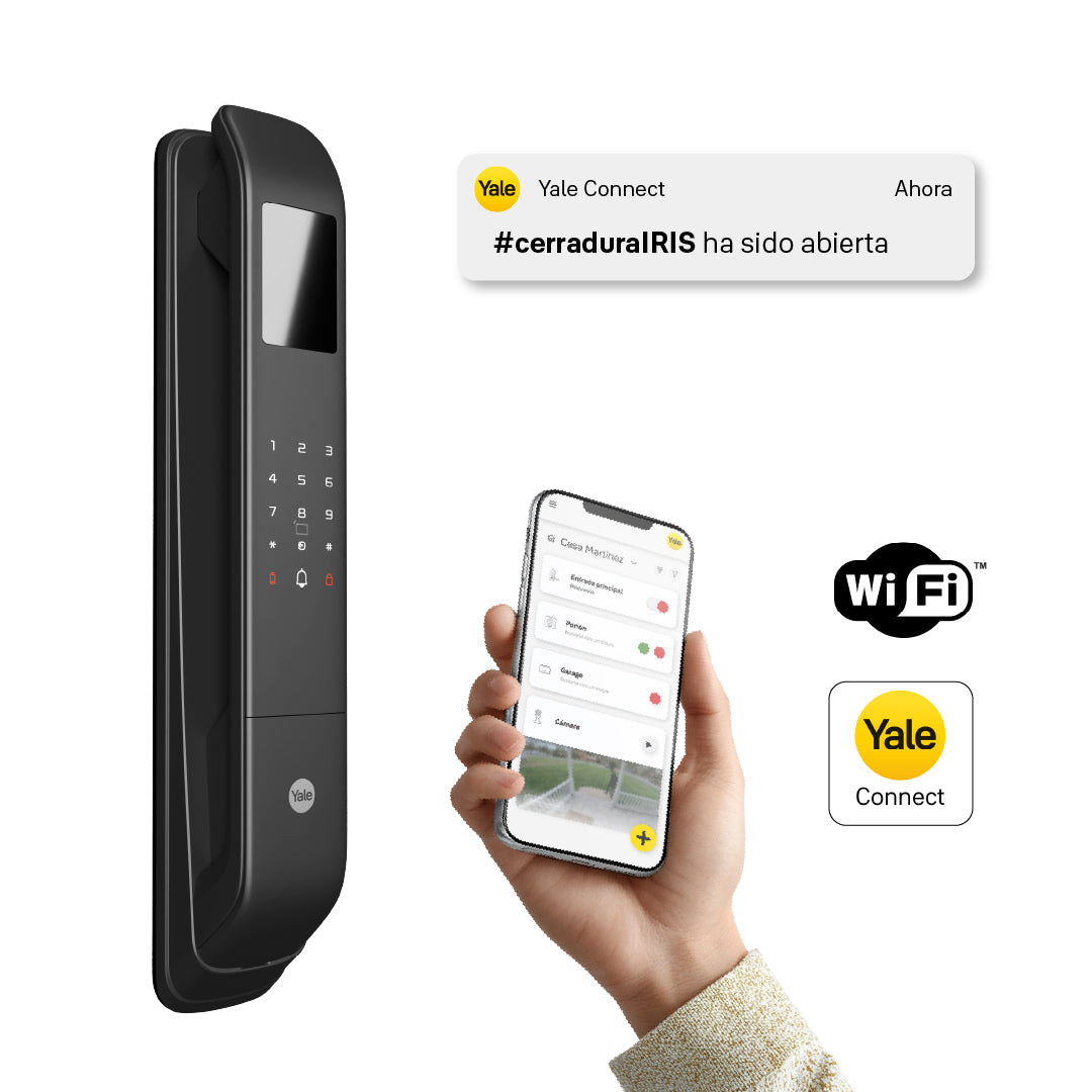 Cerradura Digital IRIS + Yale Connect
