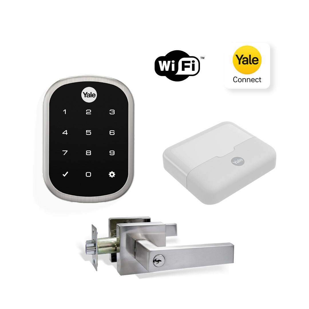 Kit de Yale Connect con Cerrojo Digital YRD256 + Manija Bari