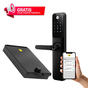 Combo: Cerradura Digital YDM60 con Yale connect + Caja Fuerte GRATIS