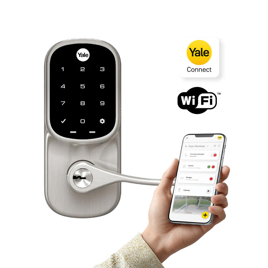Kit de Yale Connect con Cerrojo Yale Real Living Manija