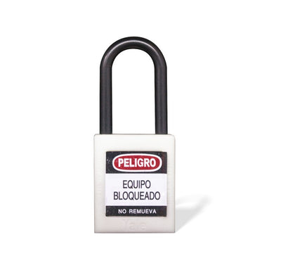 Candado Gancho Nylon Dieléctrico Blanco