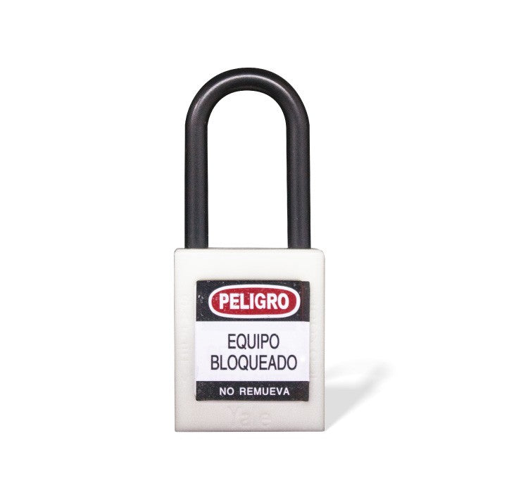 Candado Gancho Nylon Dieléctrico Blanco